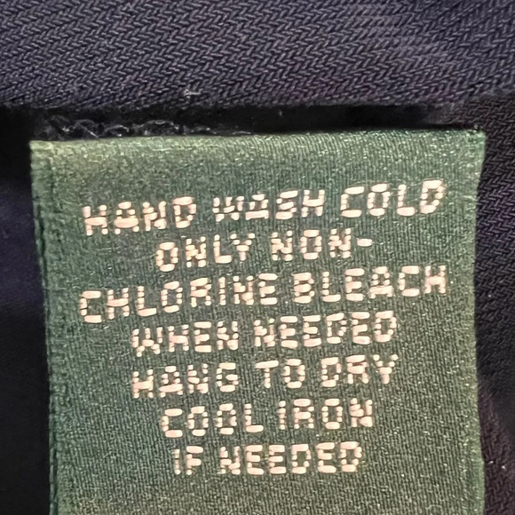 Lauren Ralph Lauren Black Dress w/Navy &‎ Bright Blue w/White Stripes. Size 8. - Picture 10 of 10